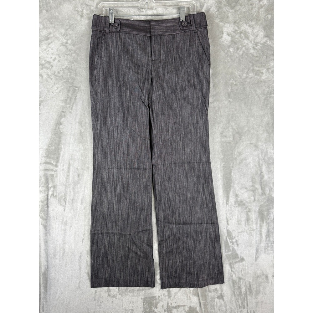 Calvin‎ Klein Favorite Fit Bootcut Women Pants Size 4 Gray Cotton Blend